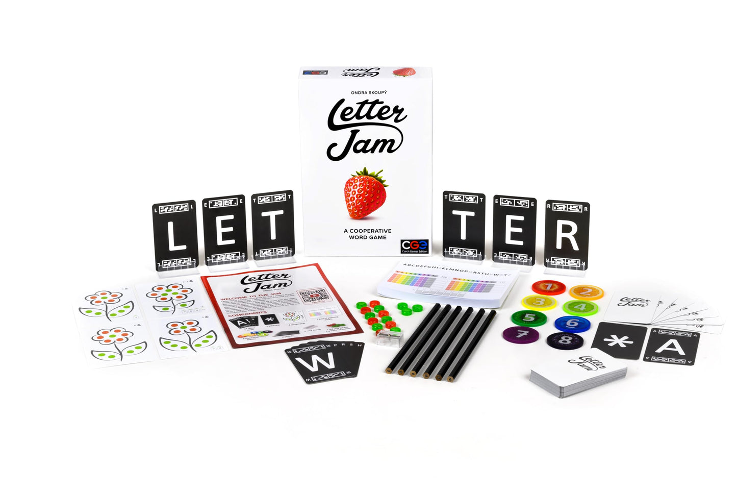 Letter Jam by CGE | Cooperative Word Game for 2–6 Players | Game Night