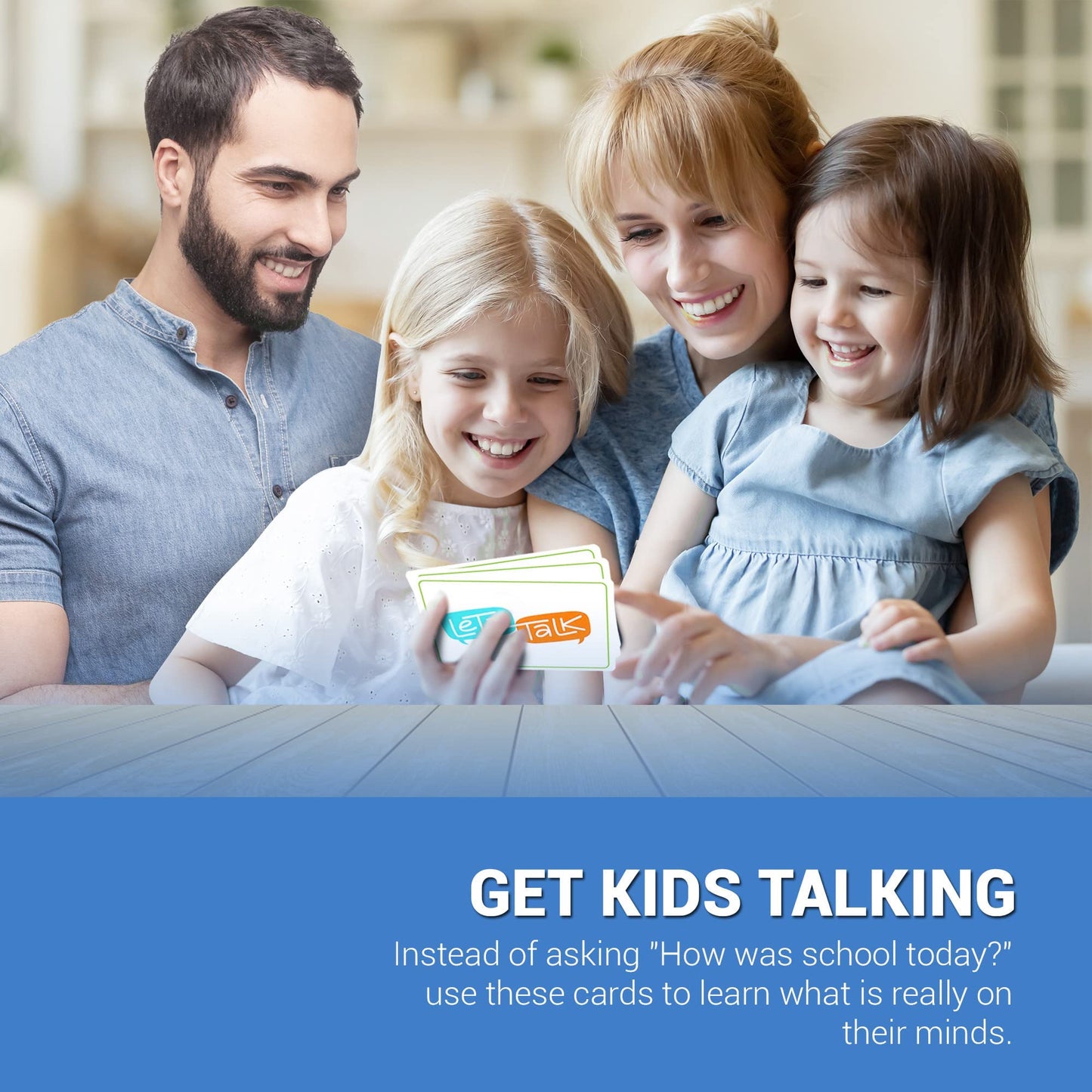 Letz Talk Conversation Cards for Kids 5-8 — Confidence & Emotional Intelligence