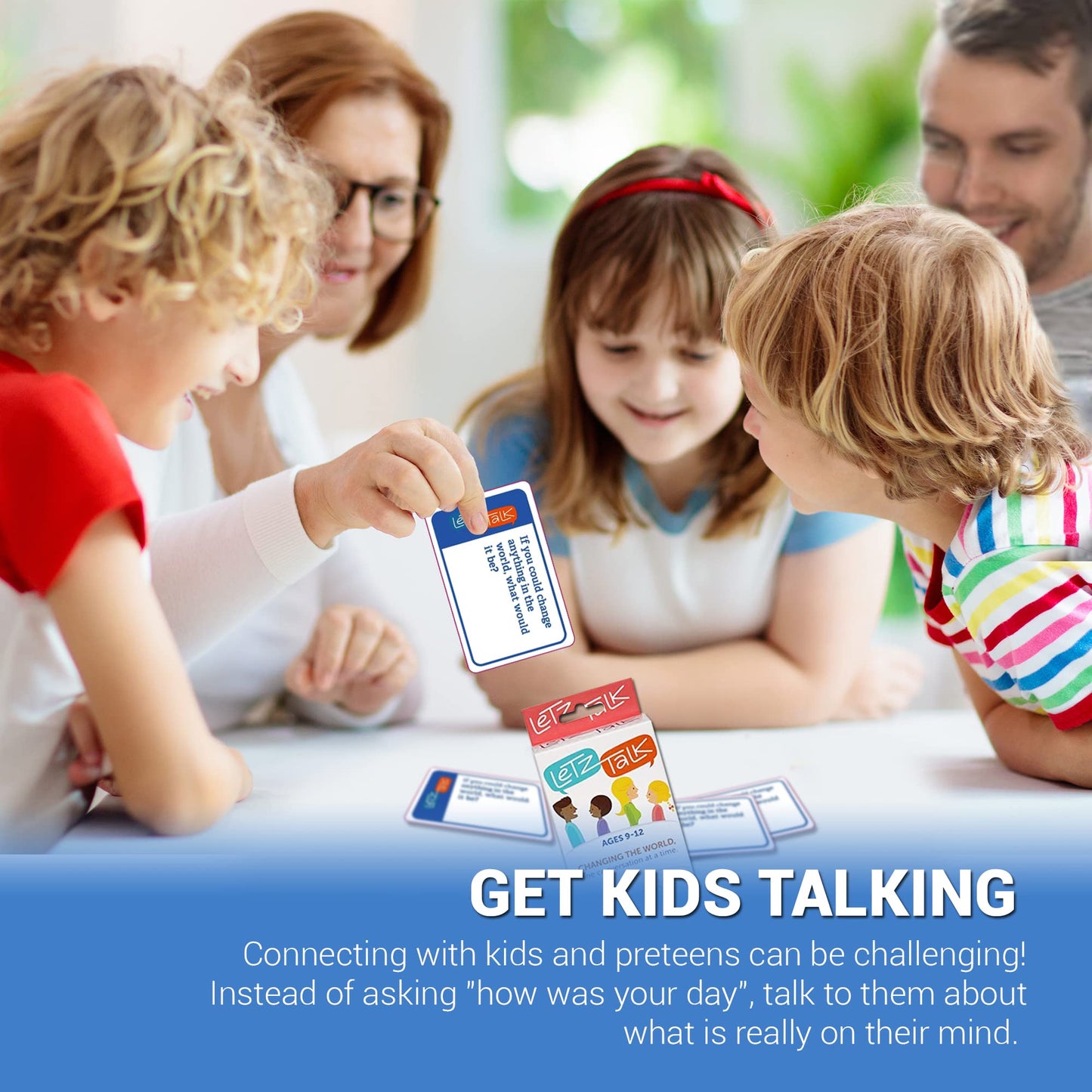 Letz Talk Conversation Cards for Kids 9-12 – Confidence & Emotional Intelligence