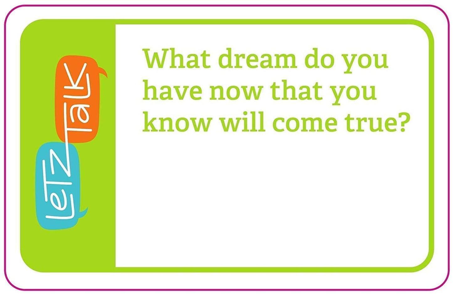 Letz Talk Conversation Cards for Kids 5-8 — Confidence & Emotional Intelligence