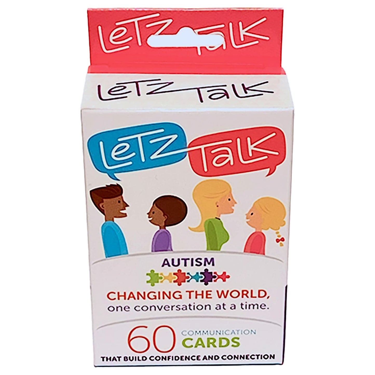 Letz Talk Conversation Cards for Kids with Autism or Aspergers | Learning & Social Skills Tools