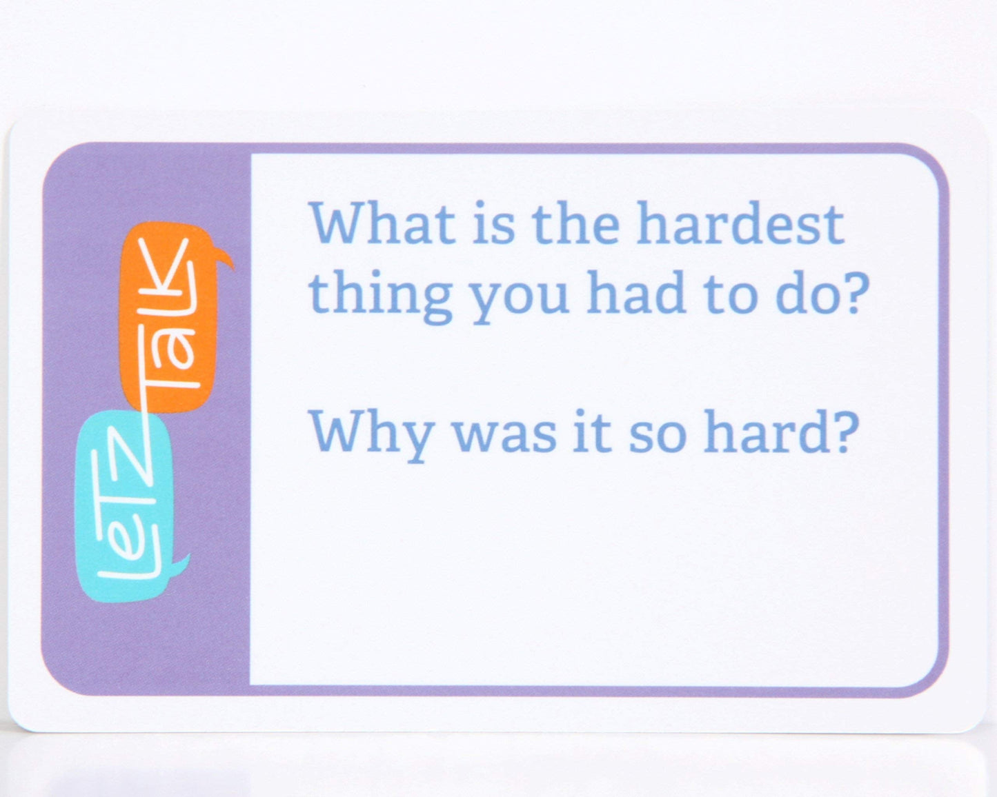 Letz Talk Conversation Cards for Kids with Autism or Aspergers | Learning & Social Skills Tools