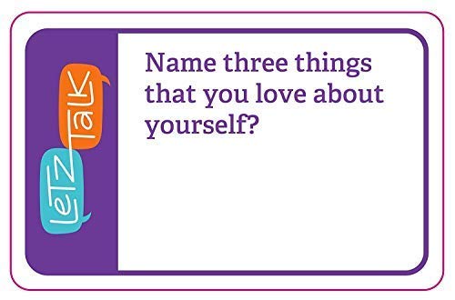 Letz Talk Conversation Cards for Teens – Build Confidence & Emotional Intelligence | Family & Classroom Game
