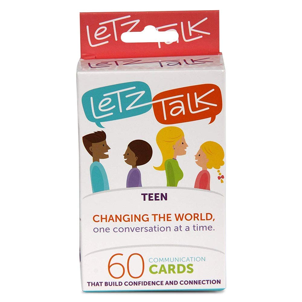 Letz Talk Conversation Cards for Teens – Build Confidence & Emotional Intelligence | Family & Classroom Game