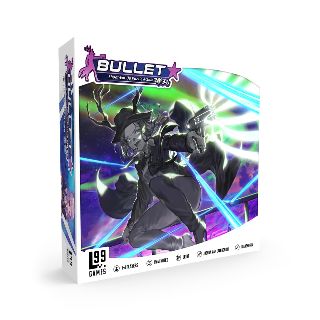 Level 99 Games Bullet Star Board Game | SHMUP Puzzle Action for 1–4 Players