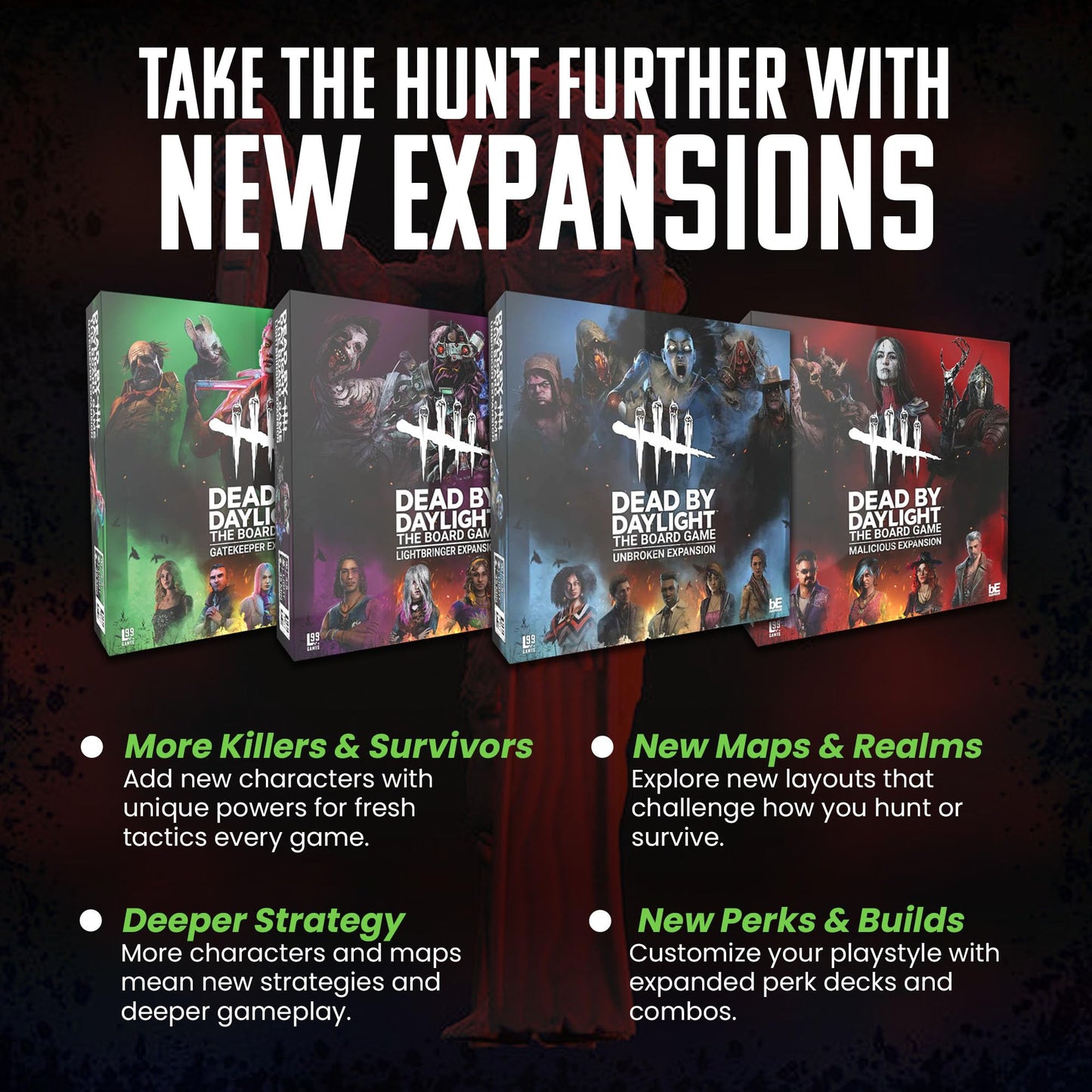 Dead by Daylight The Board Game | Horror Survival Strategy by Level 99 Games
