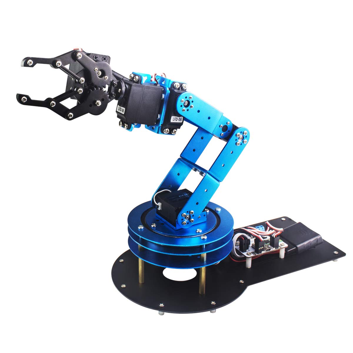 LewanSoul LeArm 6DOF Robotic Arm Kit - PC App Control, 5 Servos, Tutorial