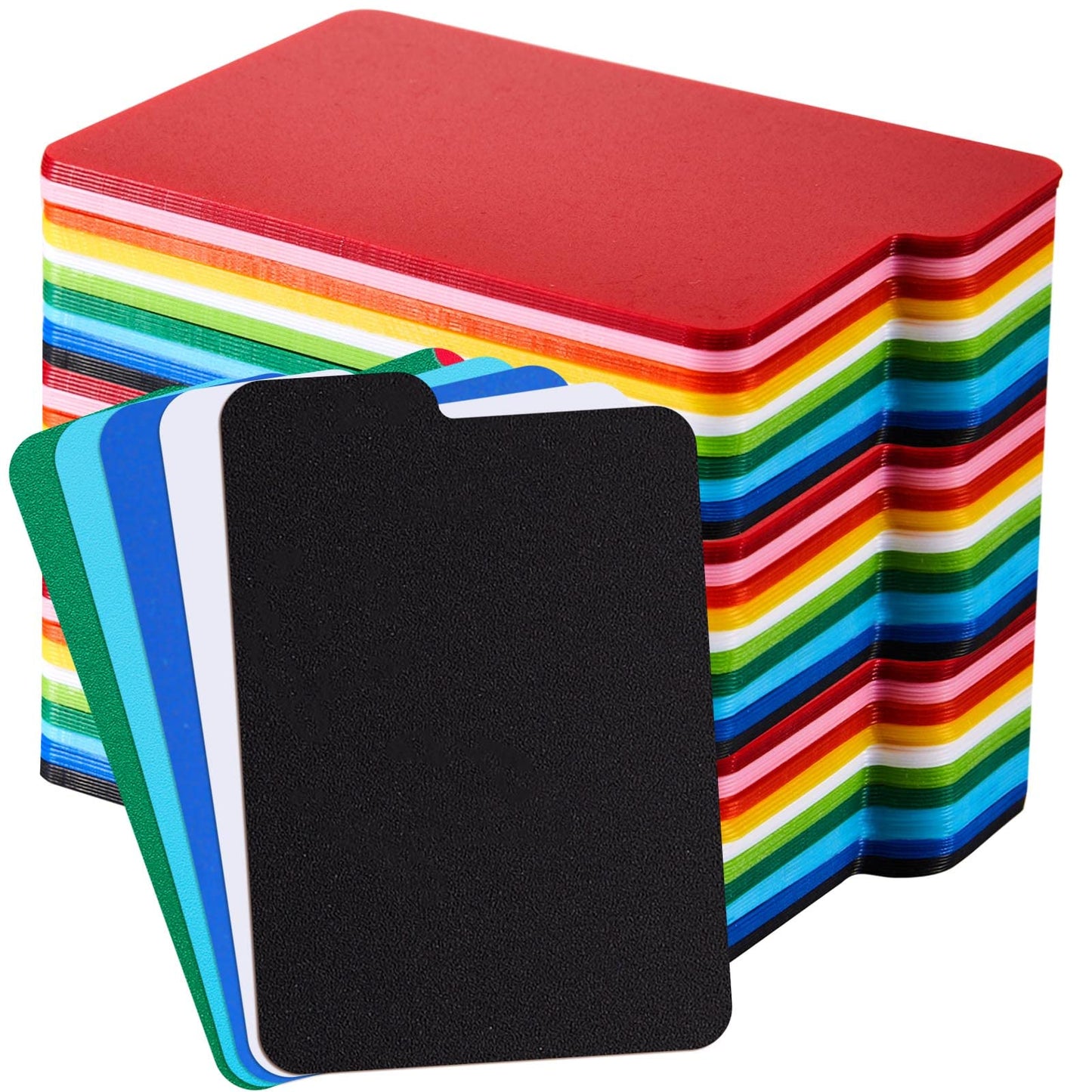 Lewtemi Card Dividers Multicolor – 50 Pcs (2.6 x 3.8 in) Trading Card Page Dividers for Organization