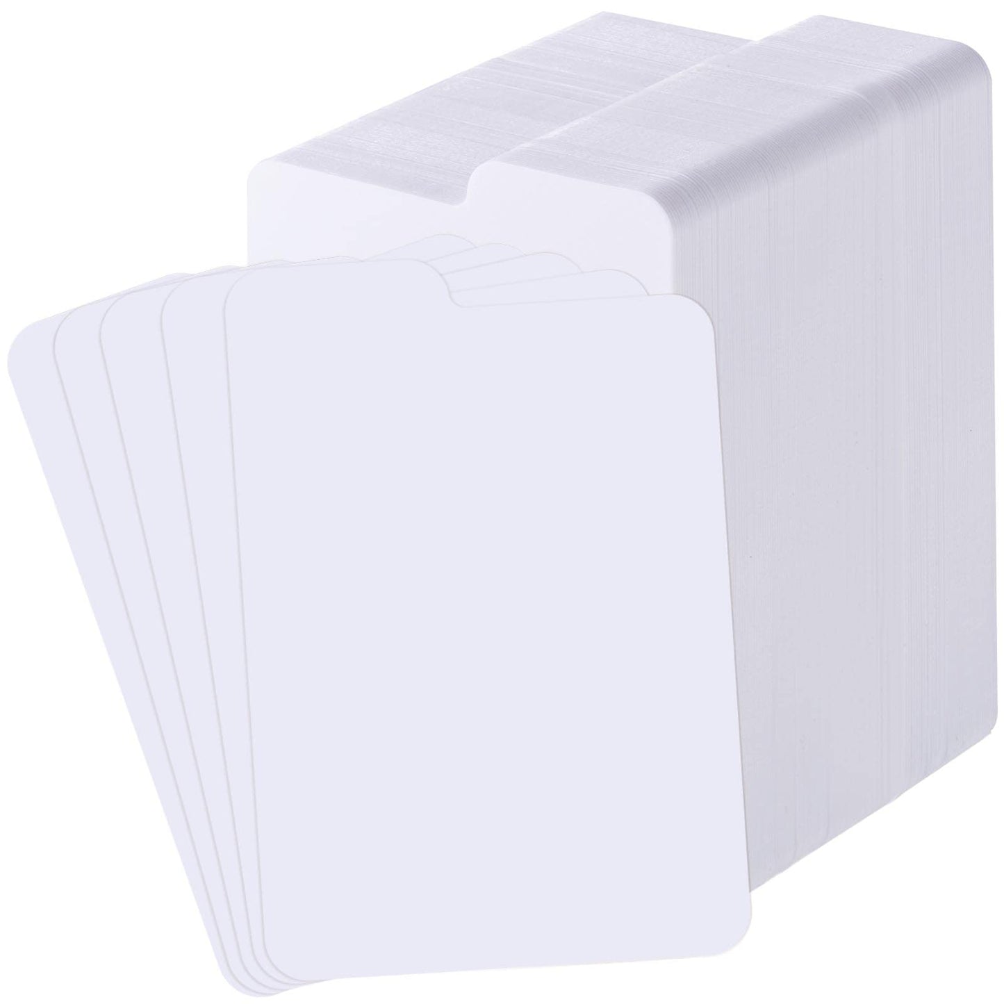 Lewtemi White Trading Card Dividers – 250 Pcs, 2.6 x 3.8 in