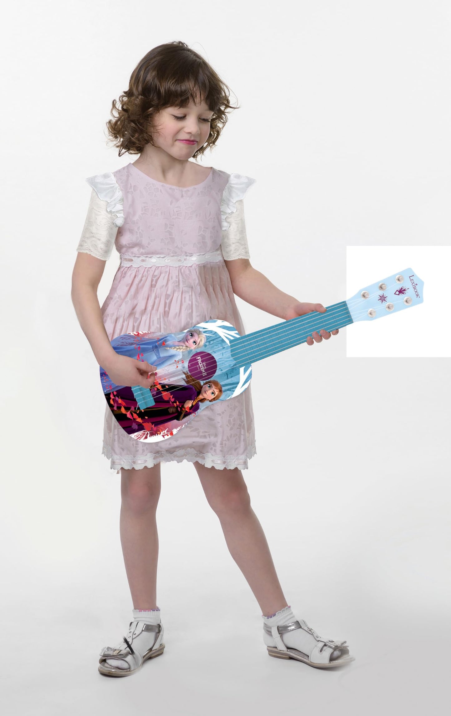 LEXiBOOK Frozen My First Guitar for Kids – 21-inch, 6 Nylon Strings, Guide Included | Blue