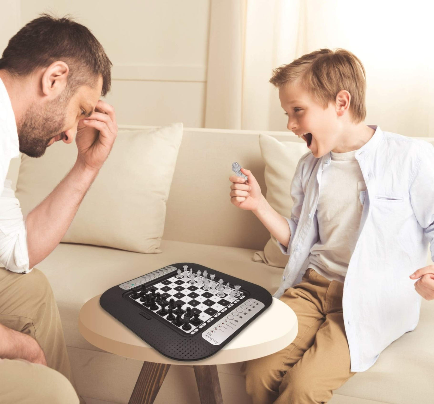 Lexibook Chessman FX: Electronic Chess Game with Light & Sound, 64 Levels, Tactile Keyboard