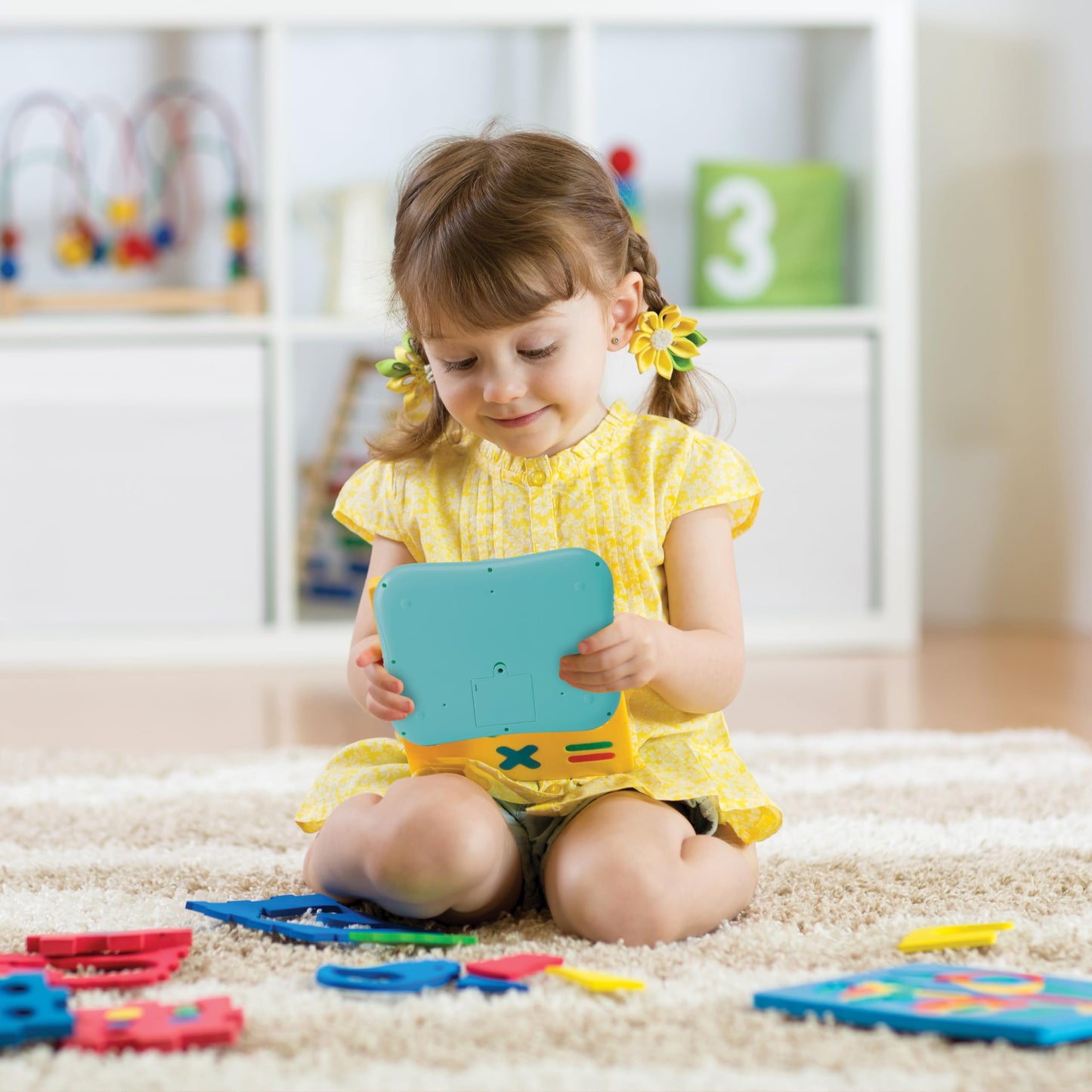 Lexibook Educational Tablet - Bilingual English/Spanish Learning, Alphabet, Numbers, Animals, Piano & Quiz