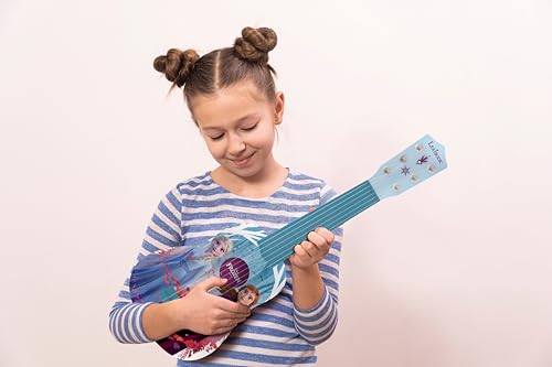LEXiBOOK Frozen My First Guitar for Kids – 21-inch, 6 Nylon Strings, Guide Included | Blue