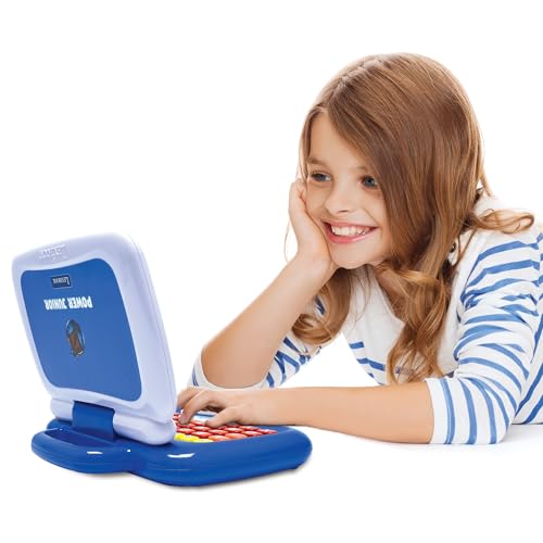 Lexibook Power Junior: Bilingual English/Spanish Educational Laptop with 40 Activities