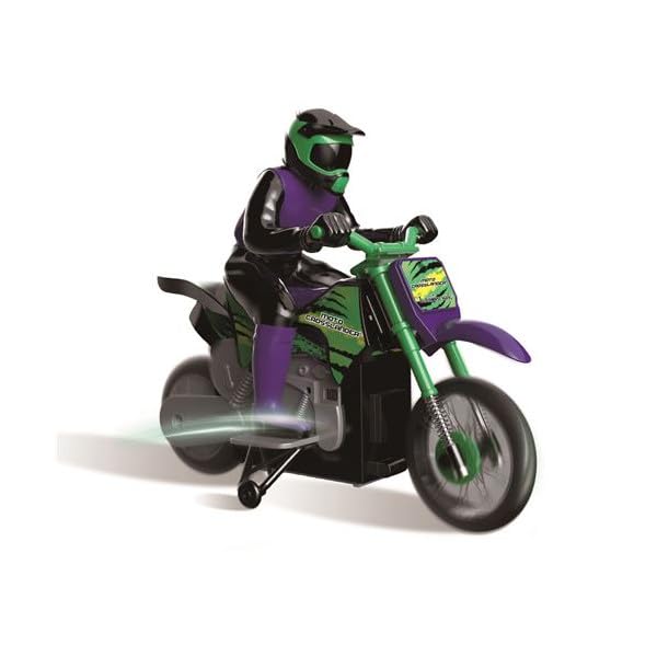 LEXiBOOK RC18 Crosslander RC Motorcycle – 12 km/h, 2.4 GHz Radio Control
