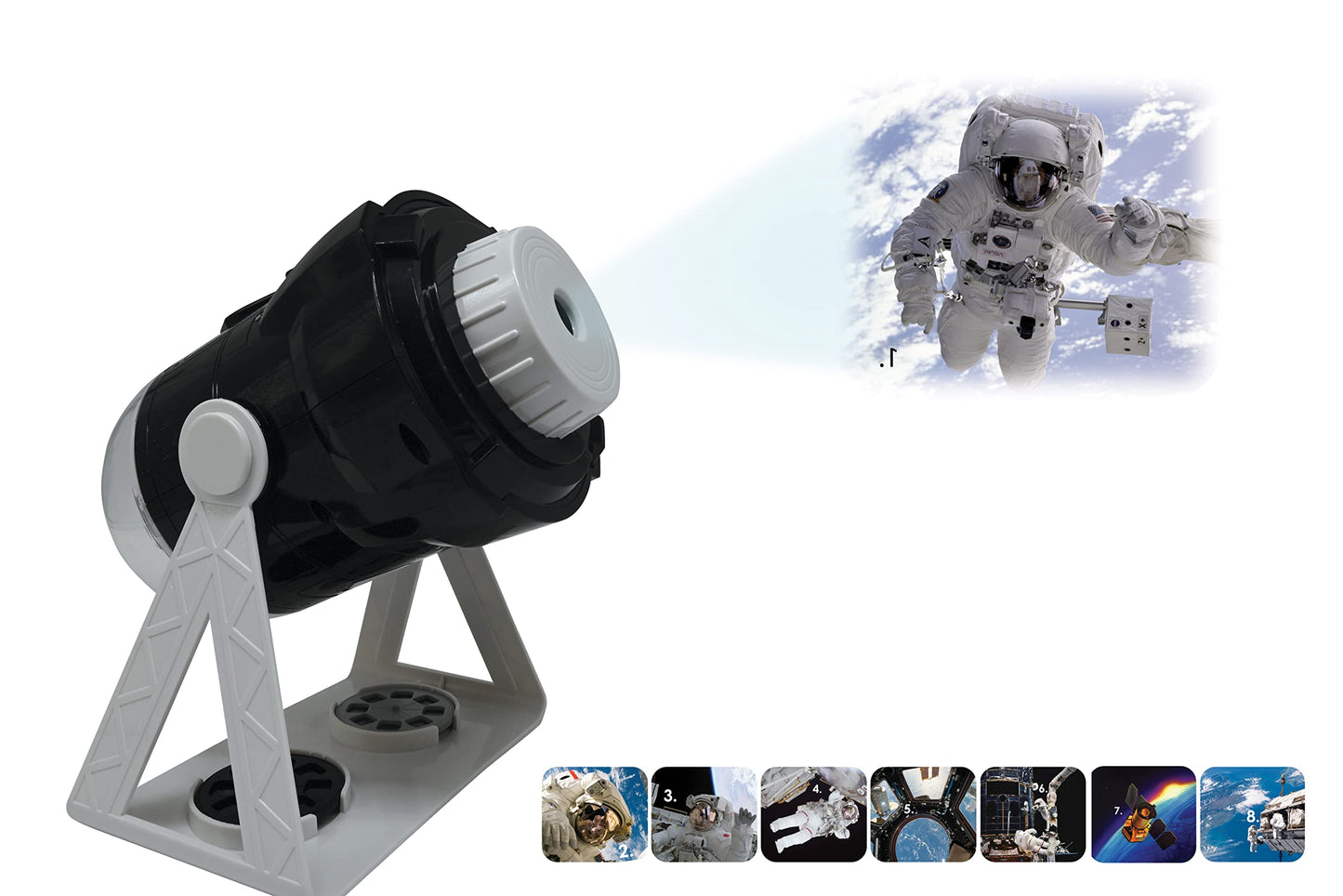 LEXiBOOK Speaking 2-in-1 Constellations & Images Planetarium Projector – 24 Images, 2 Domes, STEM, NLJ181i2