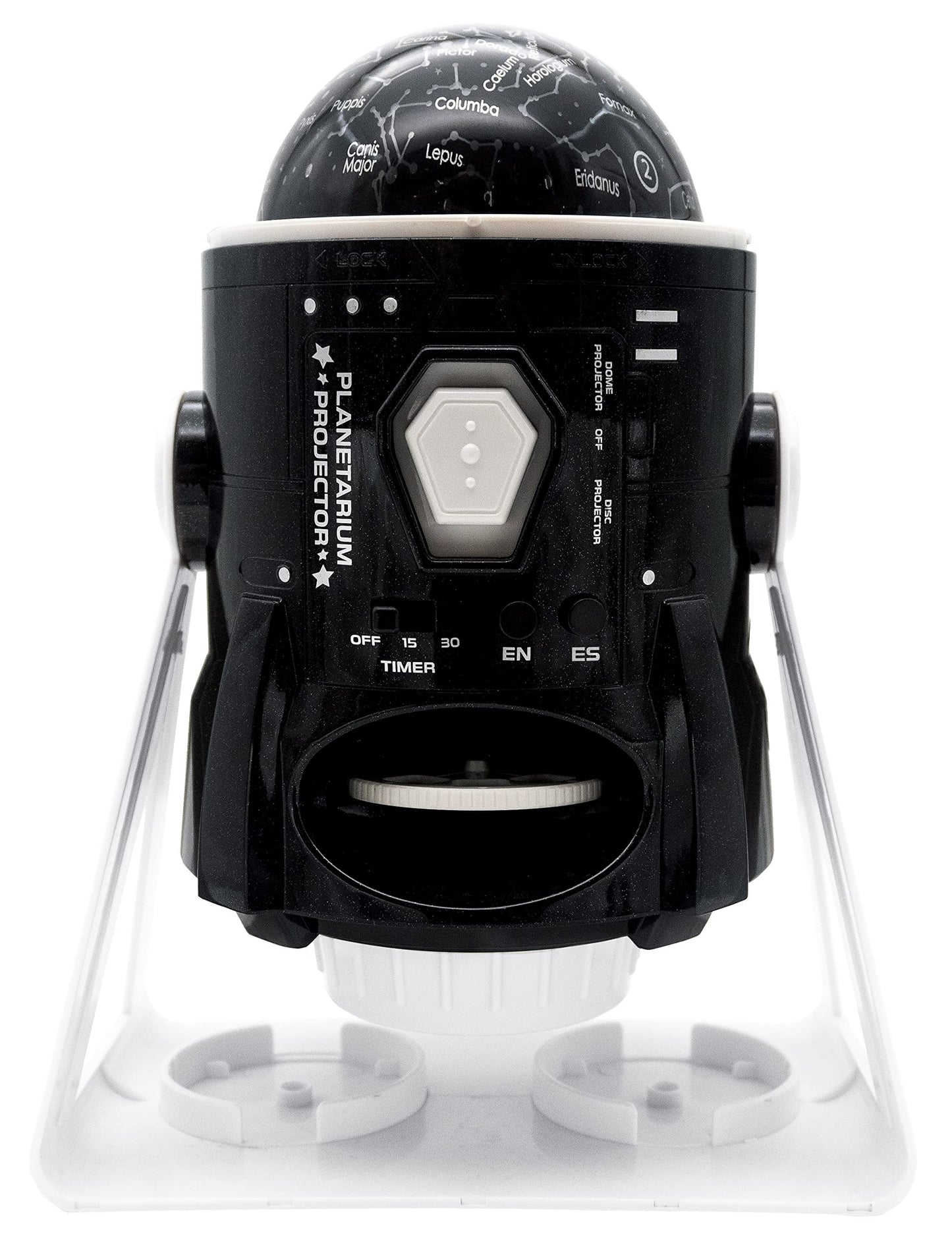 LEXiBOOK Speaking 2-in-1 Constellations & Images Planetarium Projector – 24 Images, 2 Domes, STEM, NLJ181i2