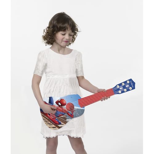Lexibook Spider-Man My First Guitar for Children, 21'' Nylon Strings, Guide Included – K200SP