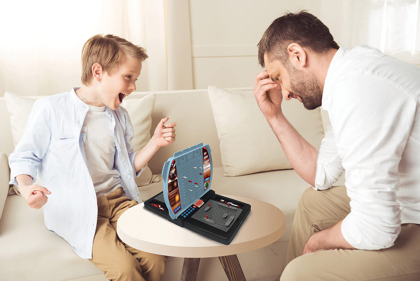Lexibook Talking Sea Battle – Interactive 1-2 Player Electronic Naval Battle Game