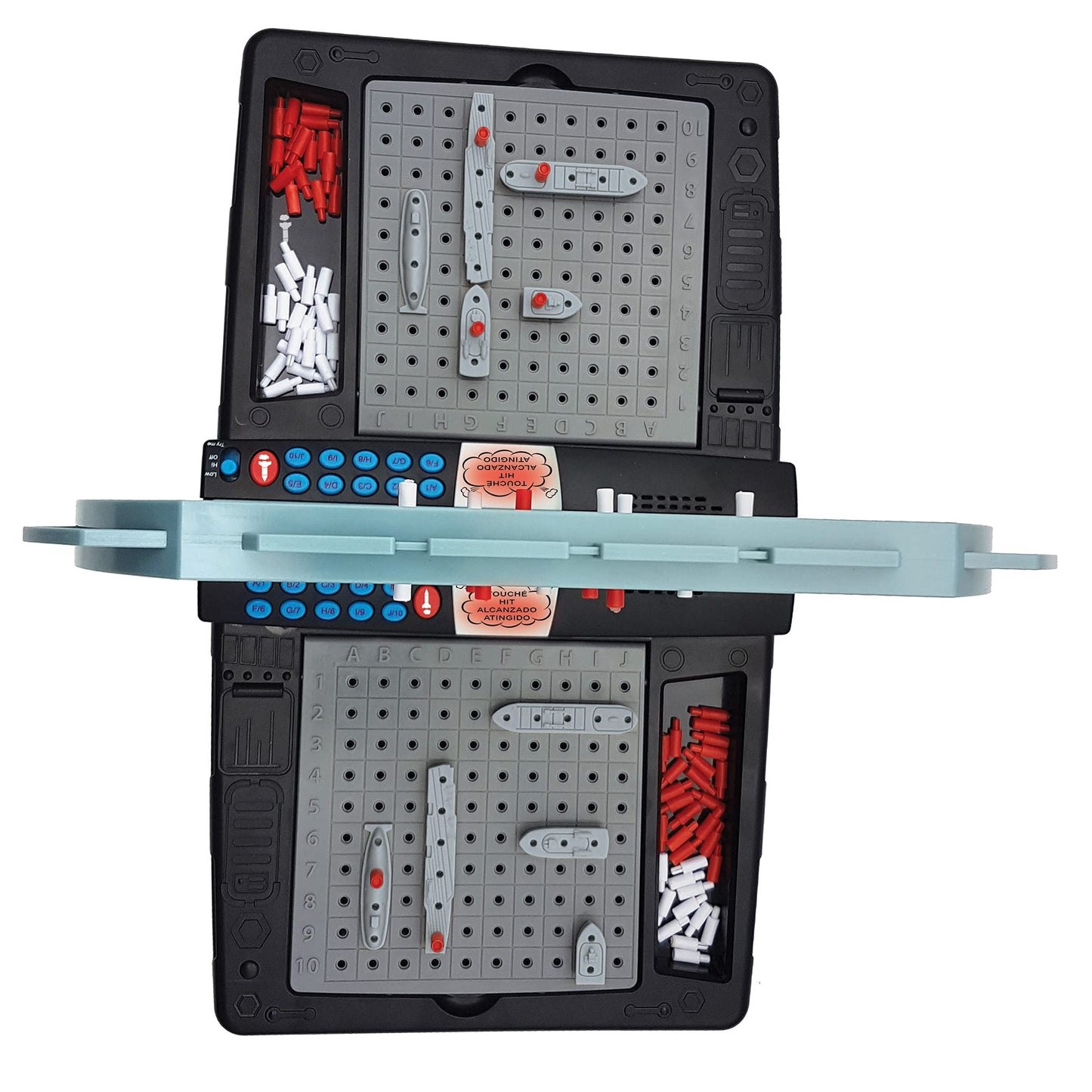 Lexibook Talking Sea Battle – Interactive 1-2 Player Electronic Naval Battle Game