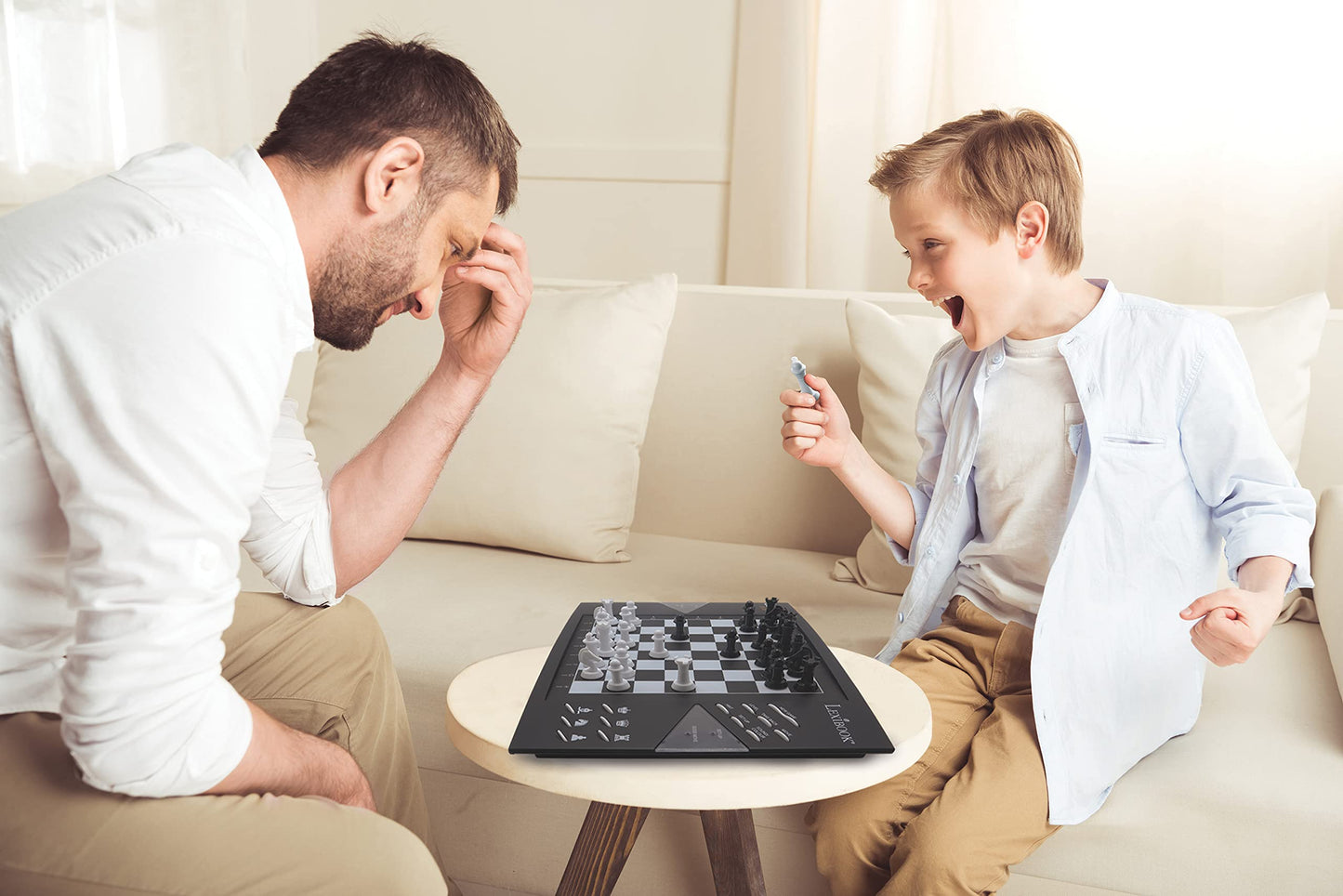 LexiBOOK Chessman Elite – Interactive Chess Game with 64 Levels, LED Moves, 2-Player or Computer