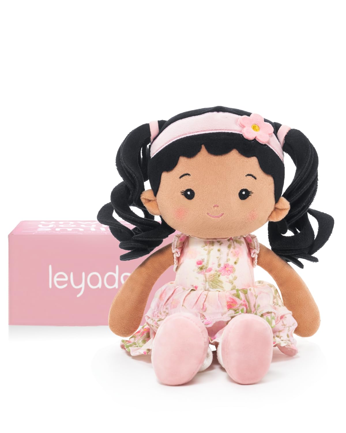 LeyaDoll Soft Baby Doll Toys (12inch) | My First Rag Doll for Toddlers & Gift-Ready