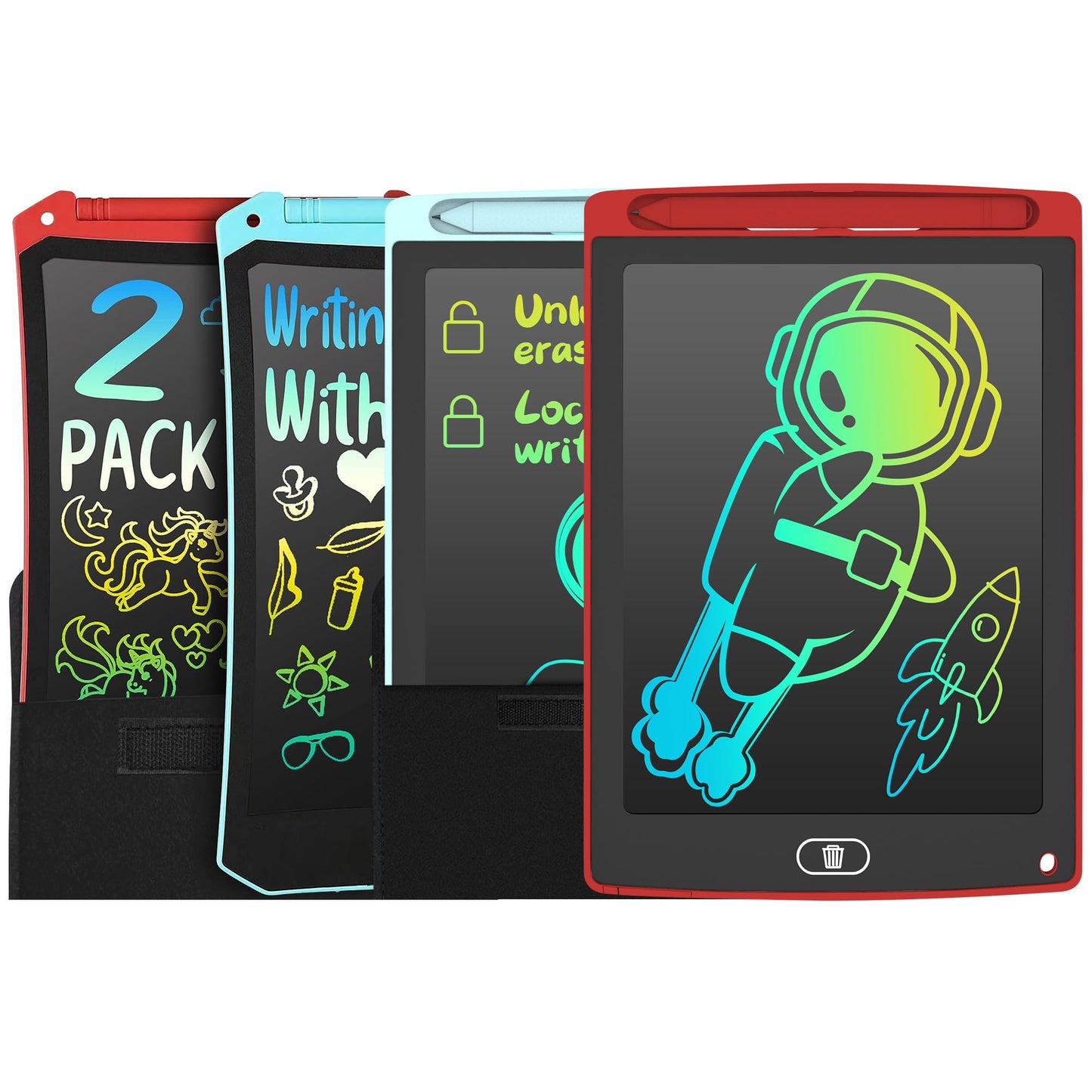 LEYAOYAO 2 Pack LCD Writing Tablet for Kids – Doodle Board and Learning Toy (Ages 3–6)