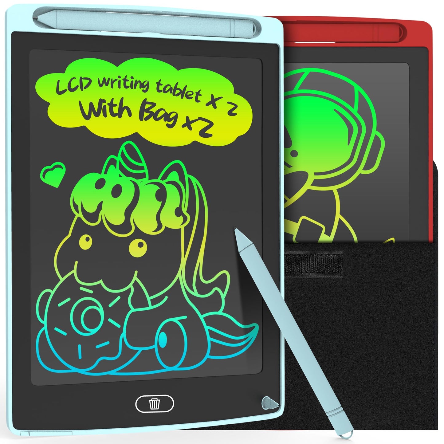 LEYAOYAO 2 Pack LCD Writing Tablet for Kids – Doodle Board and Learning Toy (Ages 3–6)