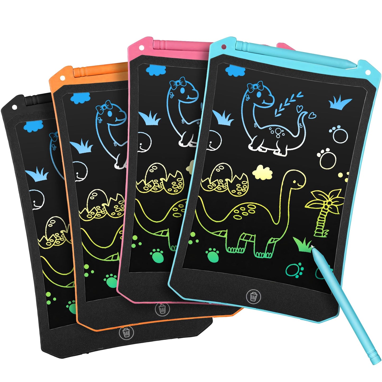 LEYAOYAO 4 Pack LCD Writing Tablet for Kids – Colorful Doodle Boards (Ages 3-6)