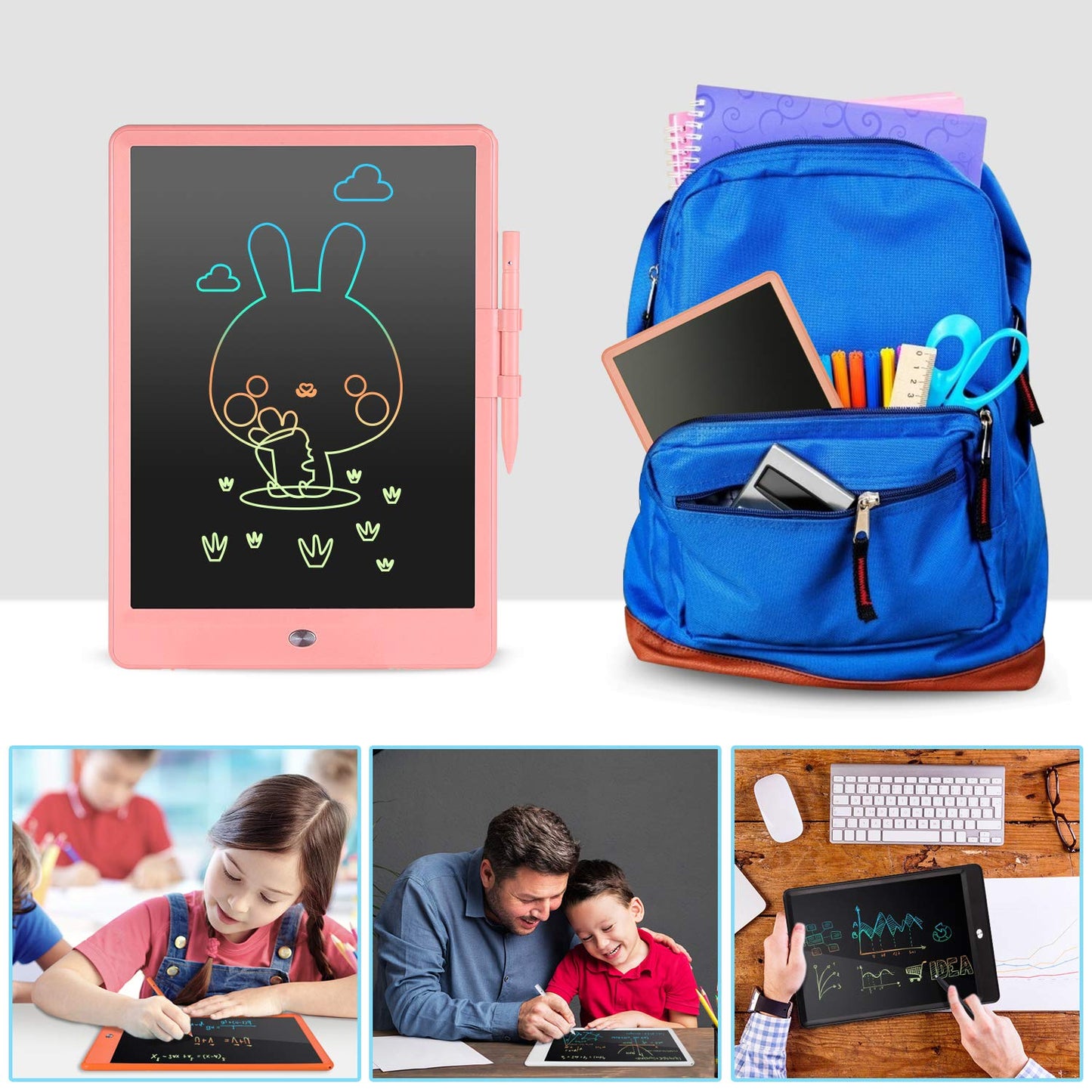 LEYAOYAO 2-Pack 10-Inch LCD Writing Tablet for Kids – Doodle Board