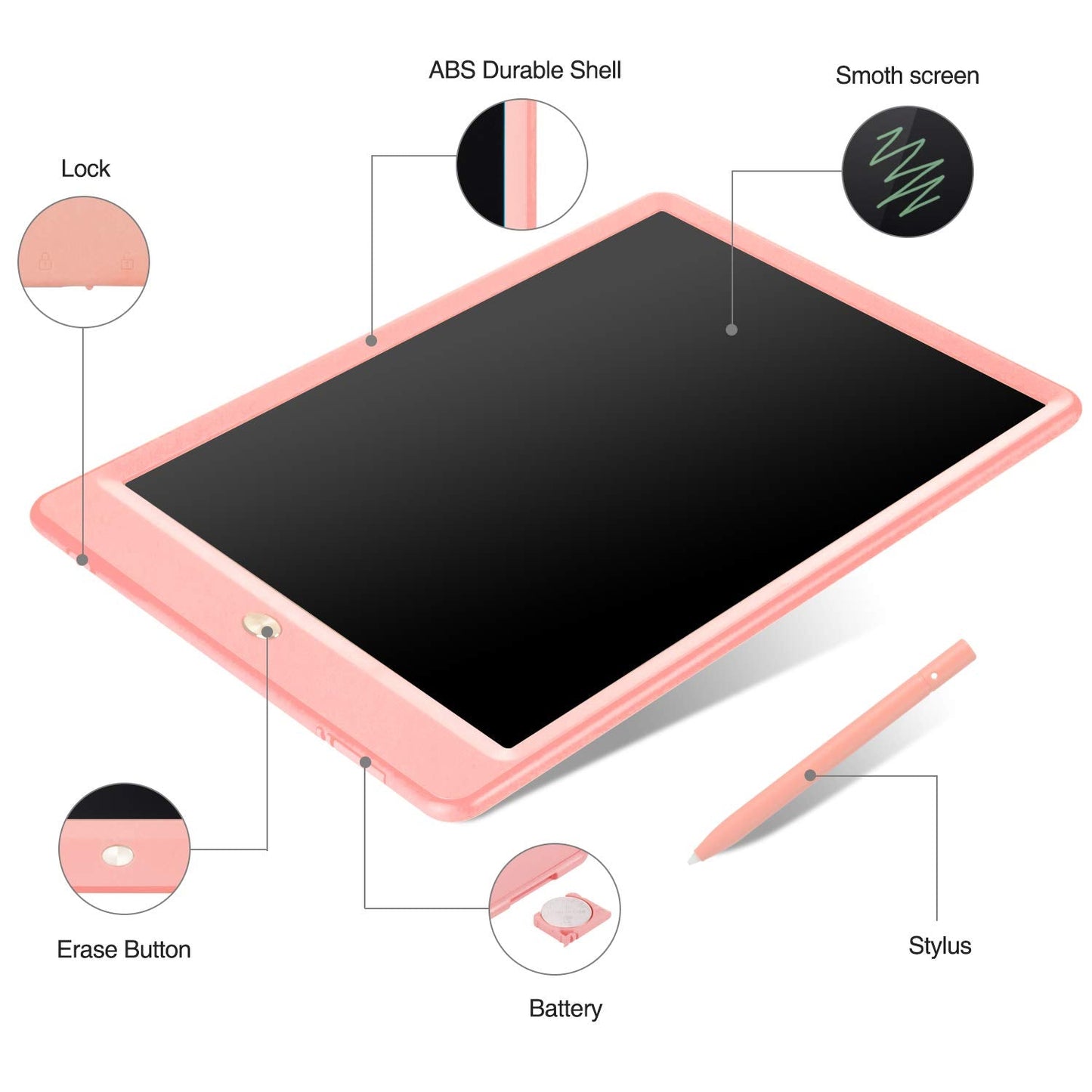 LEYAOYAO 2-Pack 10-Inch LCD Writing Tablet for Kids – Doodle Board