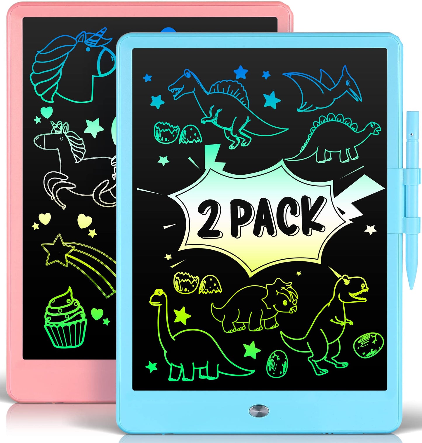 LEYAOYAO 2-Pack 10-Inch LCD Writing Tablet for Kids – Doodle Board