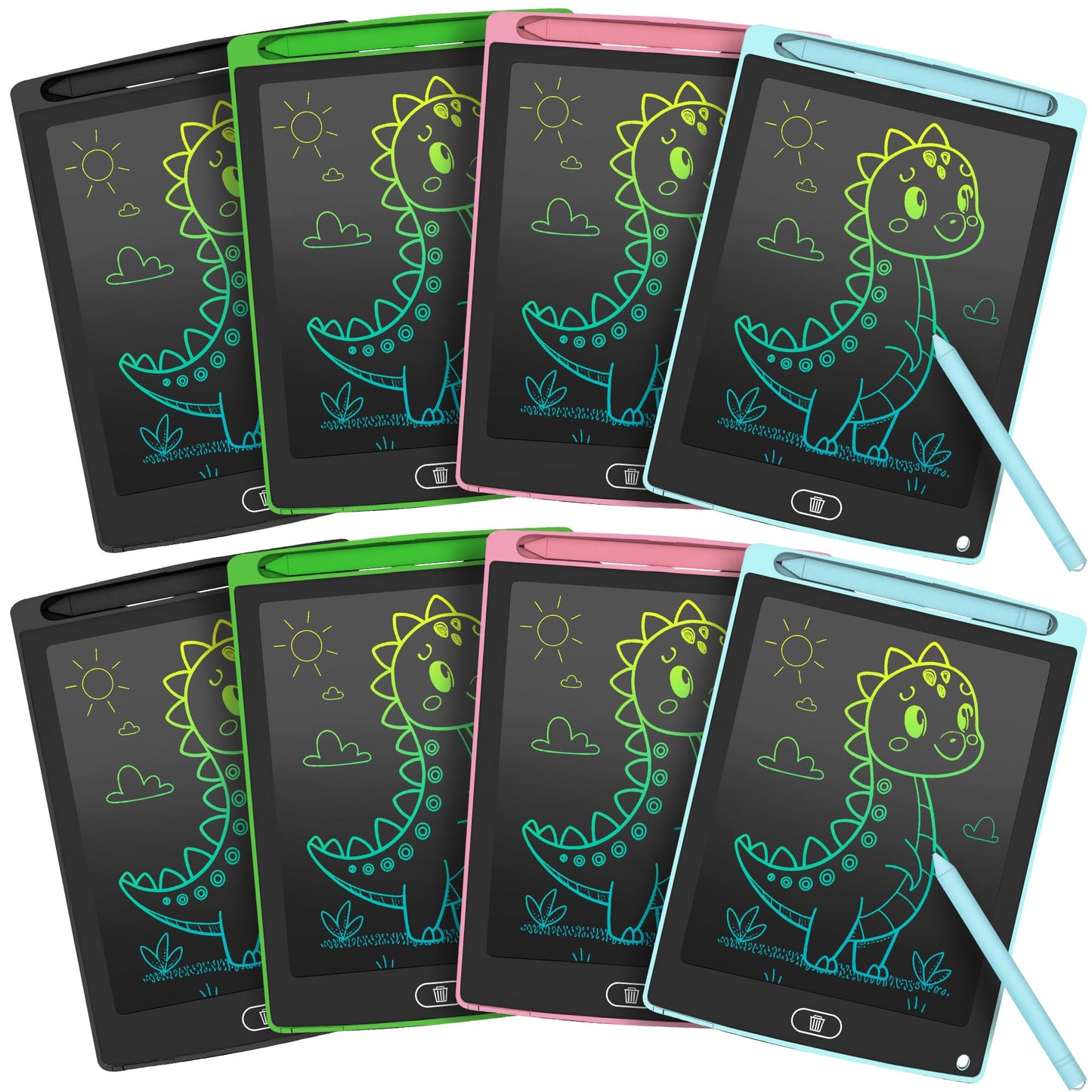 LEYAOYAO 8 Pack LCD Writing Tablet for Kids – Colorful Doodle Boards for Ages 3-6