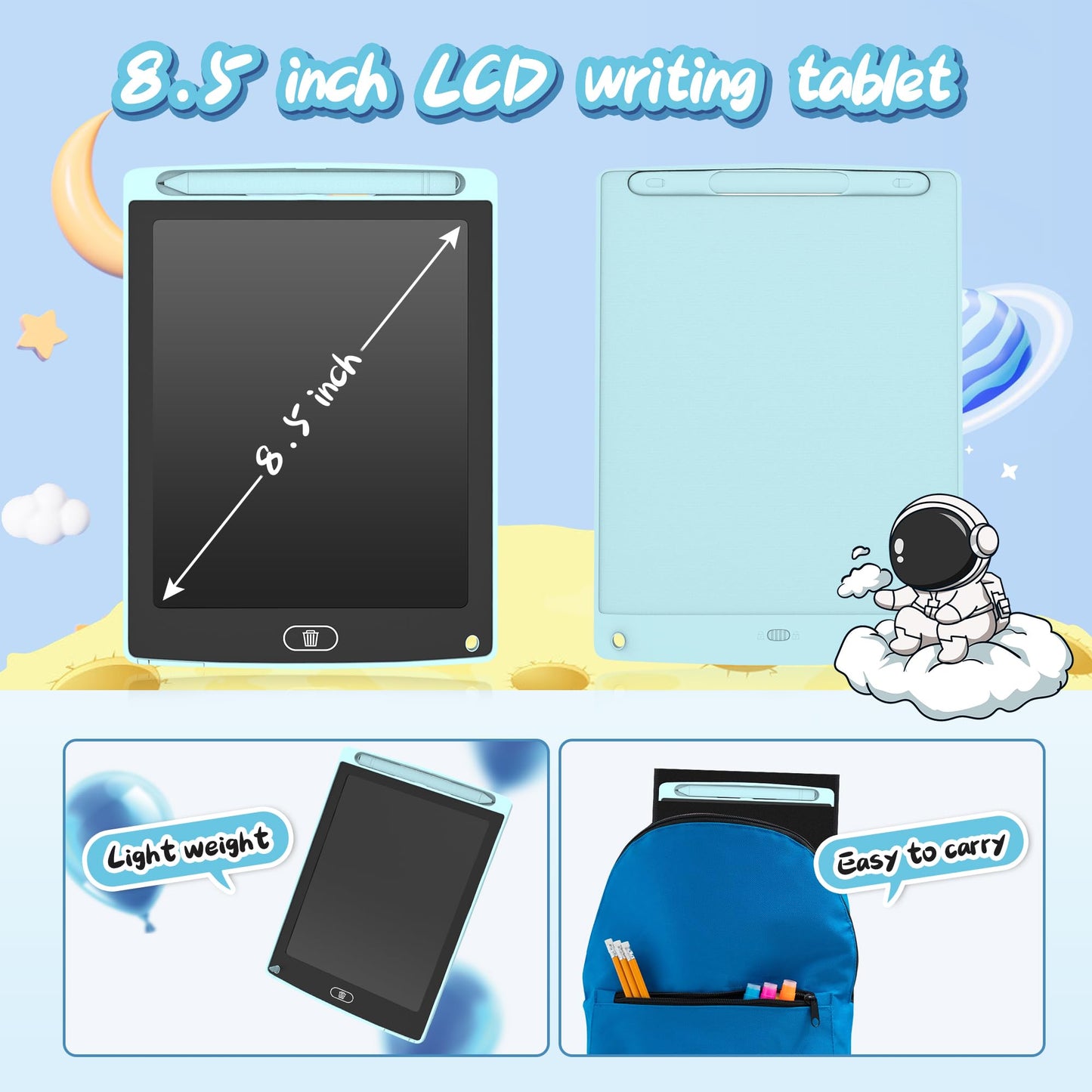 LEYAOYAO 8 Pack LCD Writing Tablet for Kids – Colorful Doodle Boards for Ages 3-6