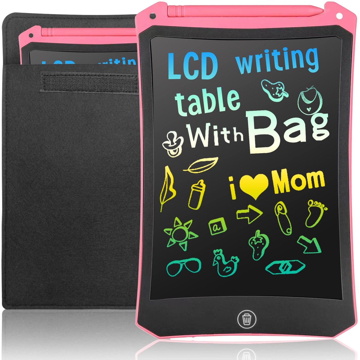 LEYAOYAO LCD Writing Tablet for Kids – 8.5-inch Doodle Board with Bag, Portable Drawing Pad