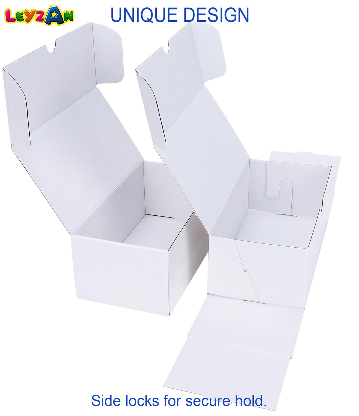 Leyzan Trading-Card Storage Box 8-Pack — 400 Card Capacity with Dividers & Labels