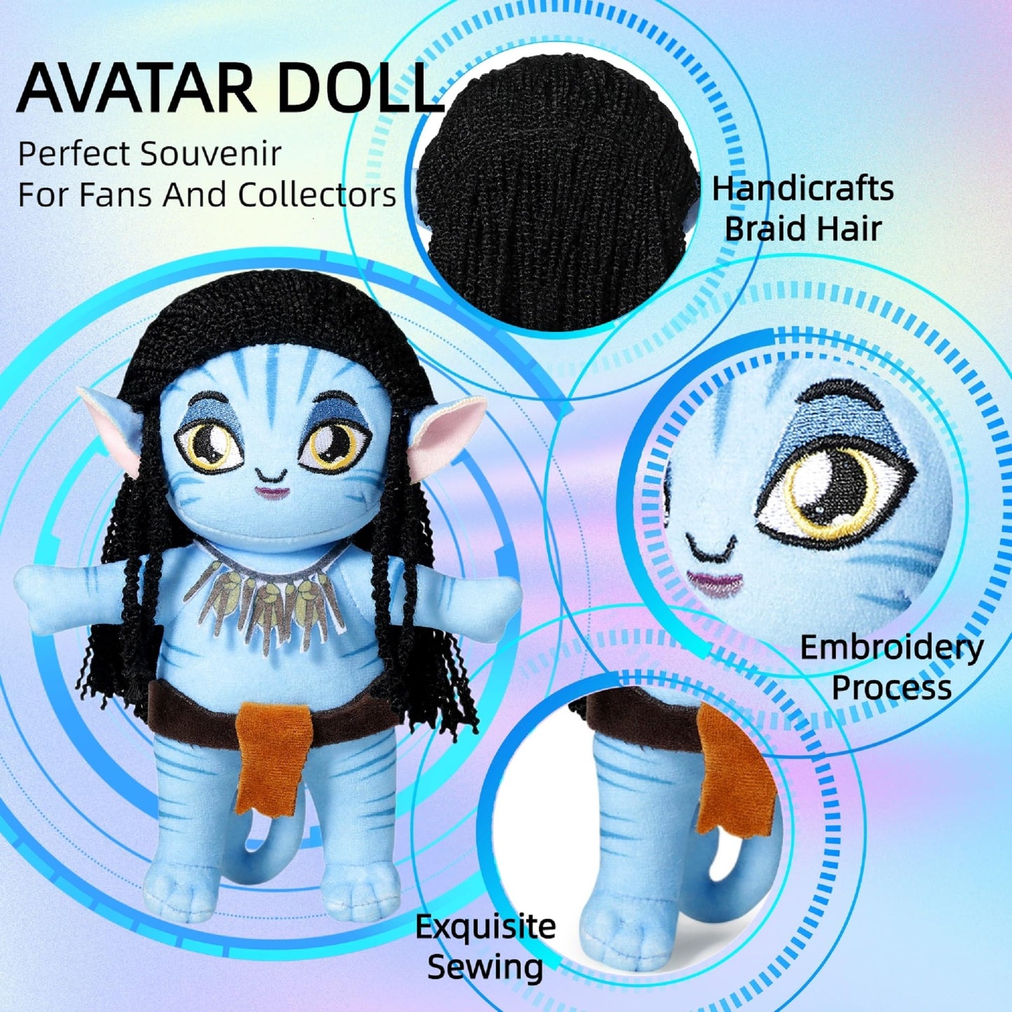 LG Louis Garden Avatar Plush Toy & Charm Bracelet – Na'vi Themed Jewelry for Fans