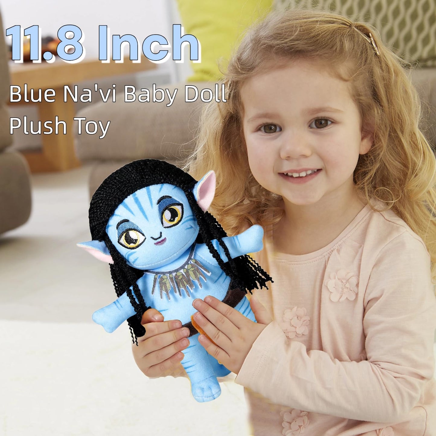 LG Louis Garden Navi Plush Toy — Soft Na'vi Baby Doll, Ideal Gift