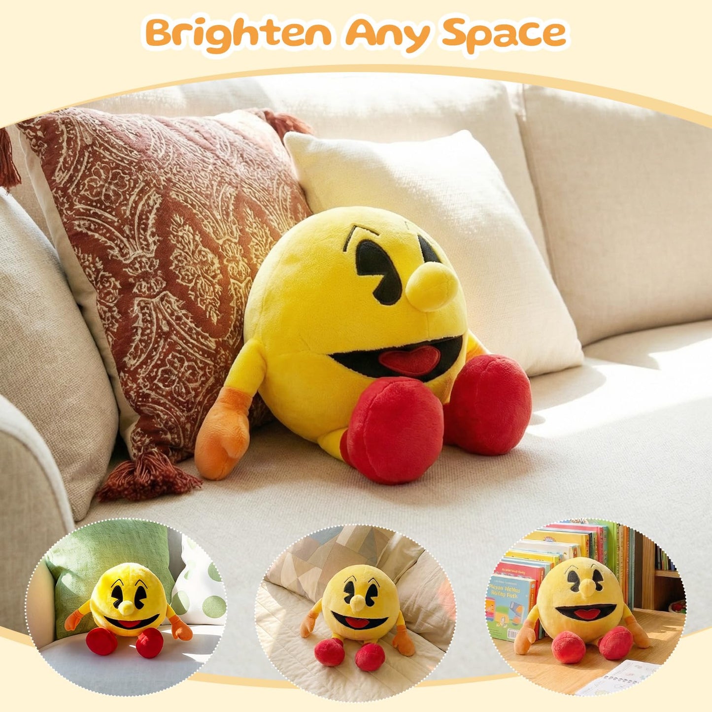 Lhcn021 9.8-Inch Game Plush Toy | Soft Ghost Plush for Kids | Pillow-Ready Cuddle Companion