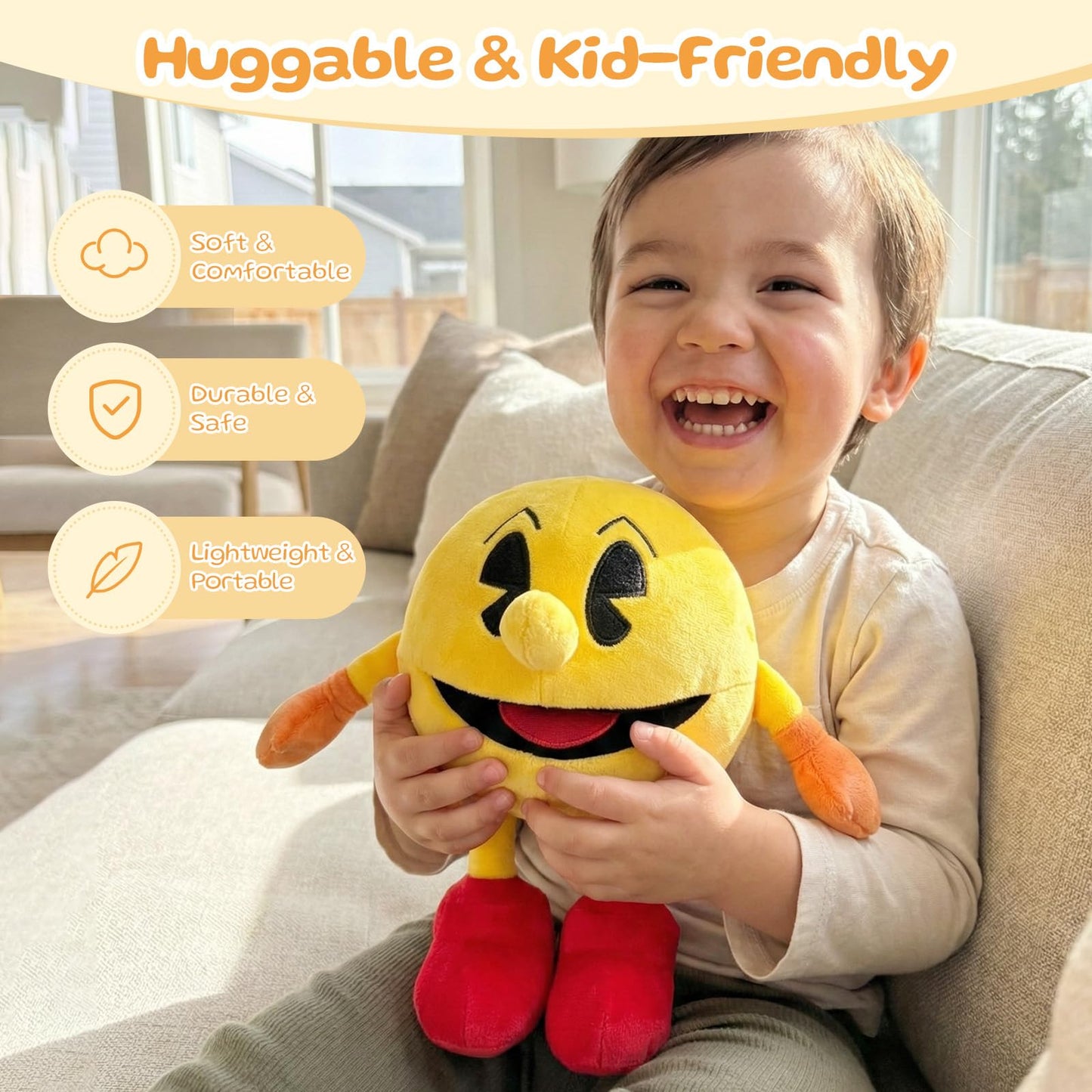 Lhcn021 9.8-Inch Game Plush Toy | Soft Ghost Plush for Kids | Pillow-Ready Cuddle Companion
