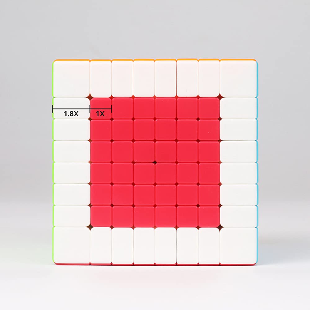 LiangCuber 8x8 Speed Cube Stickerless 70mm | QY 8x8x8 Puzzle Cube (2021 Version)