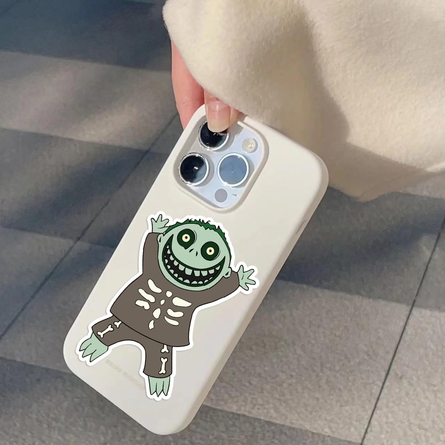 LIANKONG 24Sheets Nightmare Before Christmas Make-a-face Stickers — 8 Designs, DIY Party Decor