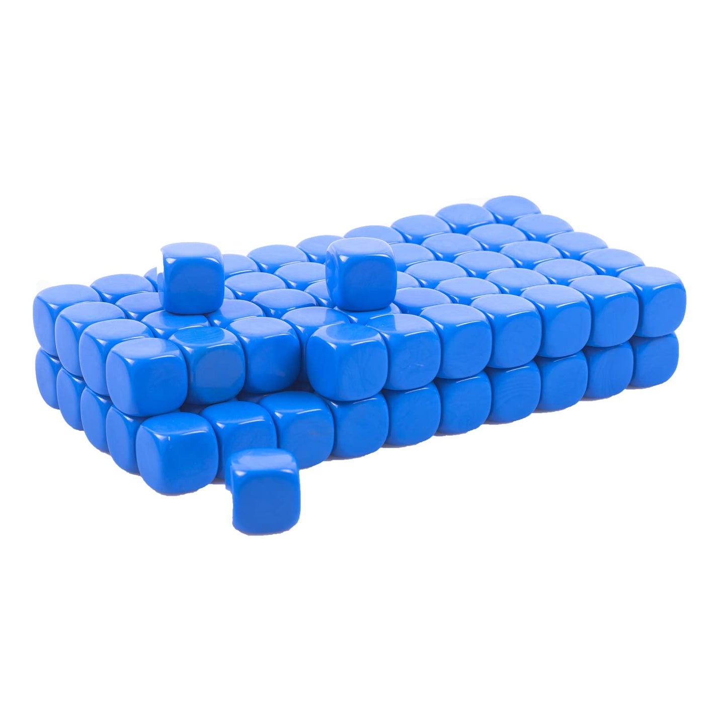 Lianshi 22mm Rounded Blank Dice – Four-Color Educational Cubes