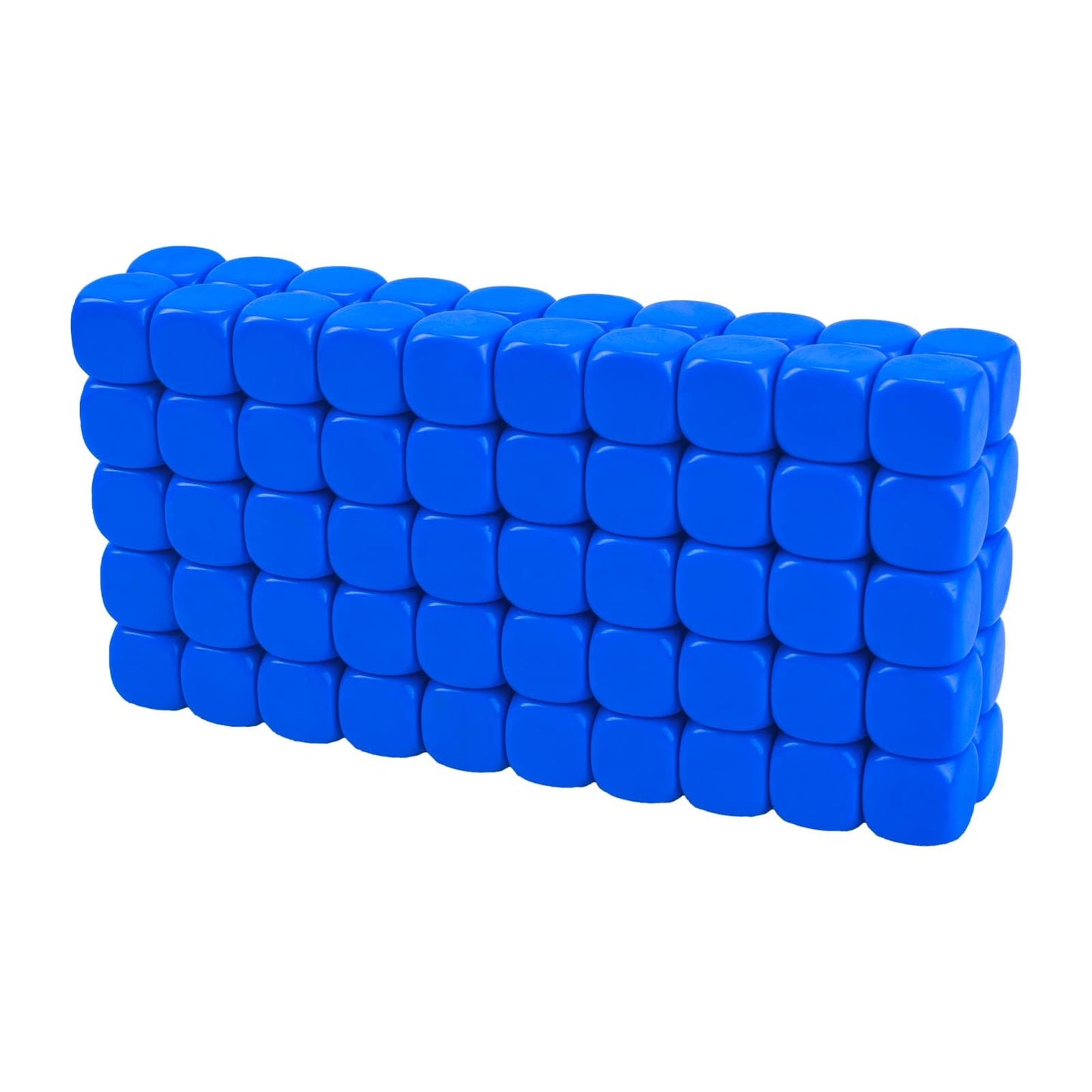 Lianshi 22mm Rounded Blank Dice – Four-Color Educational Cubes