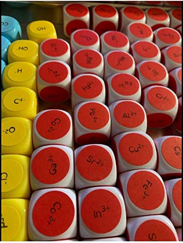 Lianshi 22mm Rounded Blank Dice – Four-Color Writable Teaching Cubes
