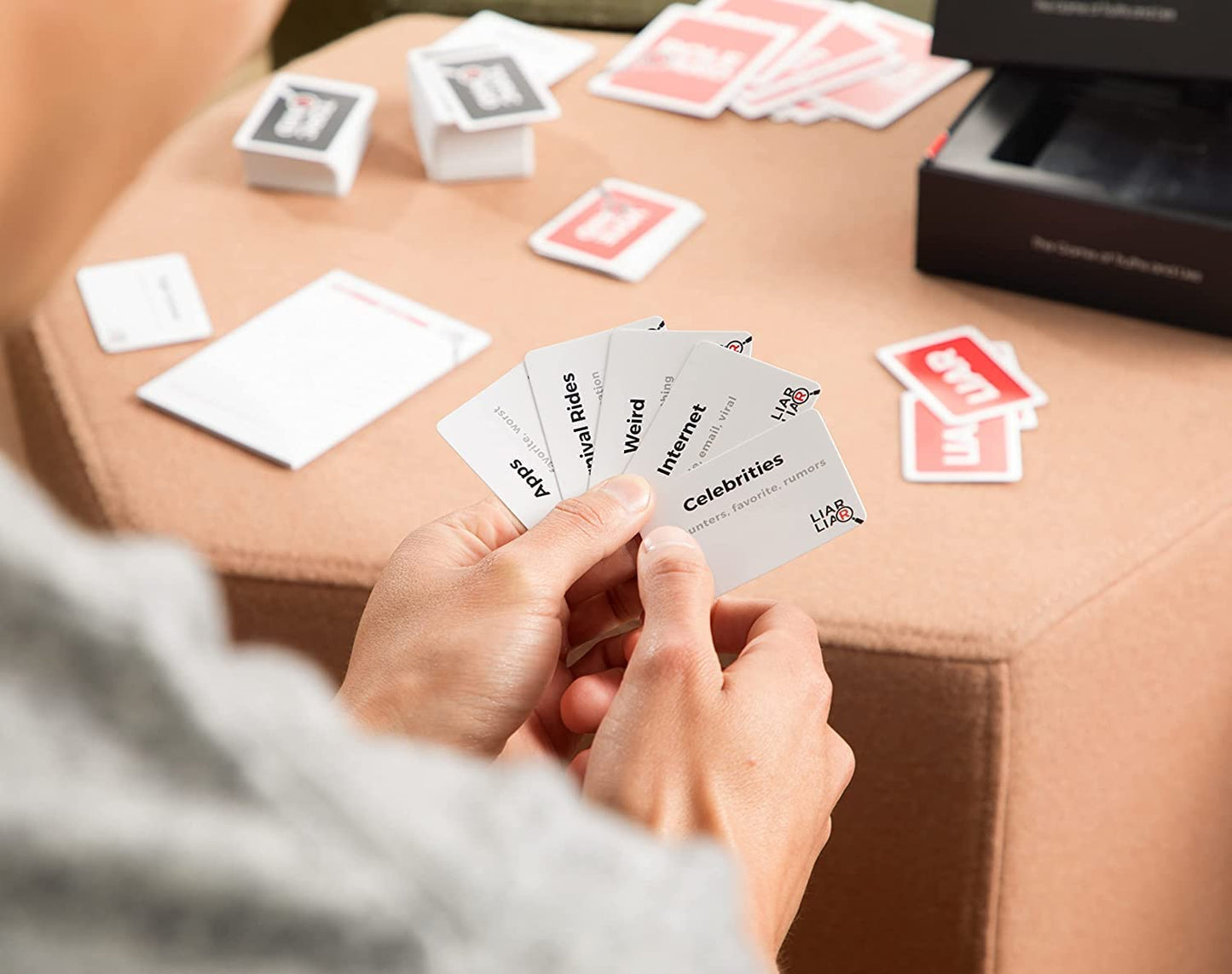 LIAR LIAR Party Game – The Family Card Game of Truths and Lies for All Ages