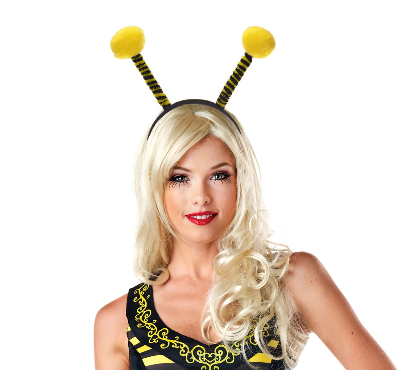 Liatunou Bee Tentacle Headbands - Cute Bee Headpiece with Antenna for Women & Girls