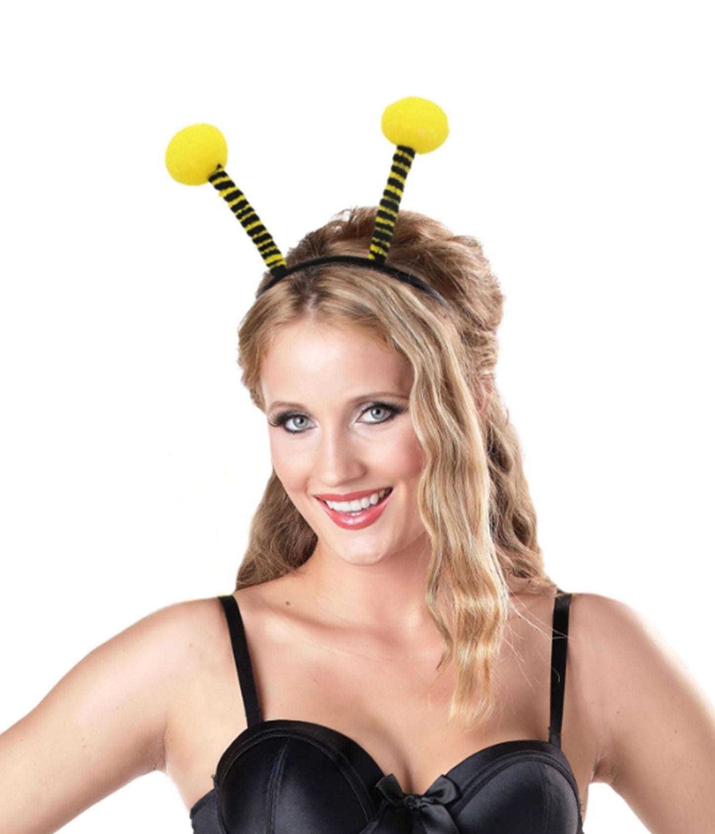 Liatunou Bee Tentacle Headbands - Cute Bee Headpiece with Antenna for Women & Girls