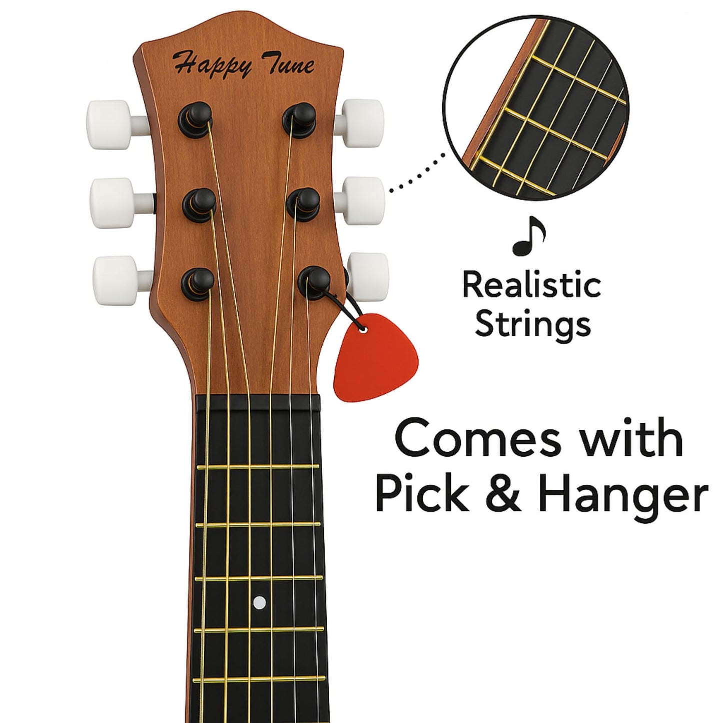 Liberty Imports 23-Inch Kids Acoustic Guitar – Realistic Steel Strings for Beginners