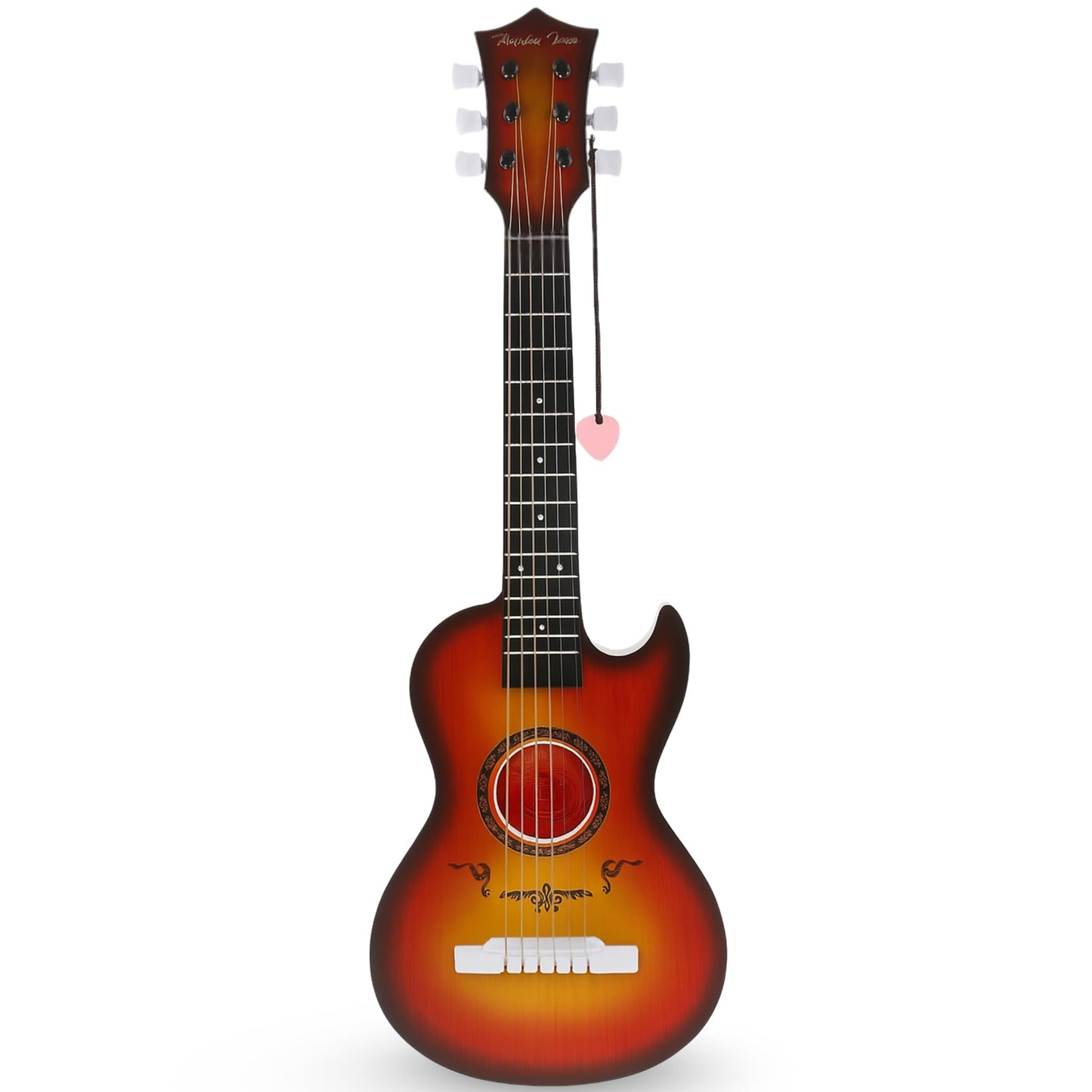 Liberty Imports 23-inch Kids Acoustic Guitar – 6-String Beginner Toy, Cherry Sunburst